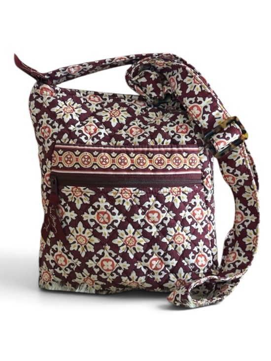 Vera Bradley Handbags - Vera Bradley ‘Hipster’ Medallion Burgundy and Cream Crossbody Bag